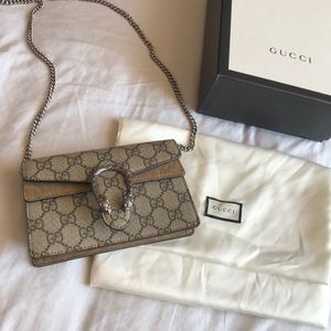 Gucci Dionysus supreme super mini brown